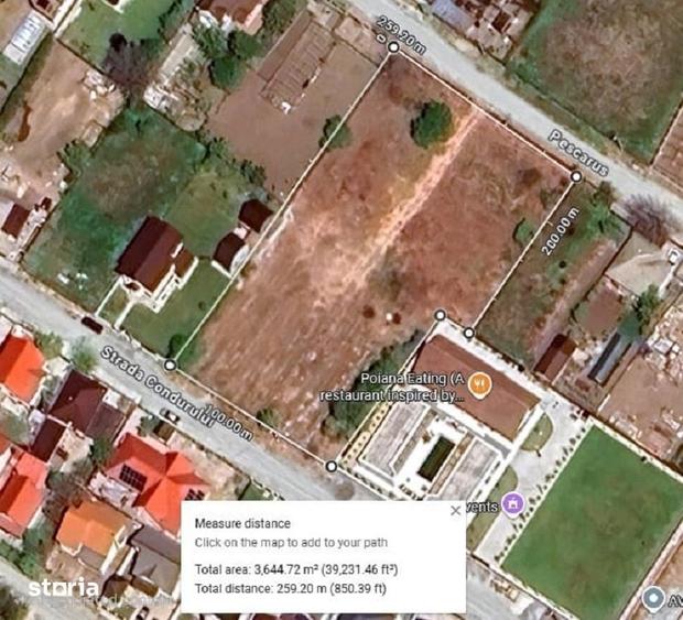 Teren de 3600 mp, în Ovidiu
