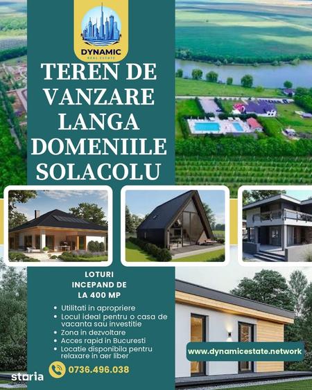 Teren de 400 mp, în Sărulești
