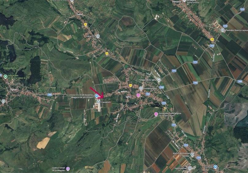 Teren de 1075 mp, în Ighiu