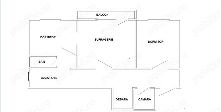 Apartament cu 3 camere în Sighișoara