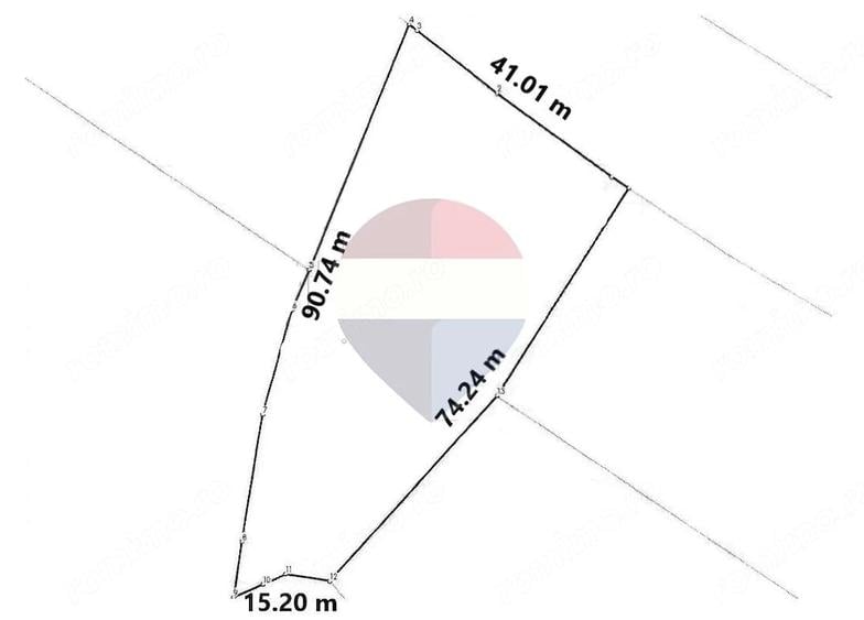 Teren de 2410 mp, în Glăjărie