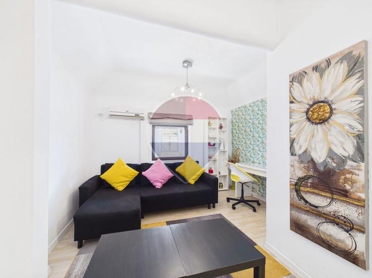 Apartament cu 2 camere semidecomandat, mobilat în Kiseleff