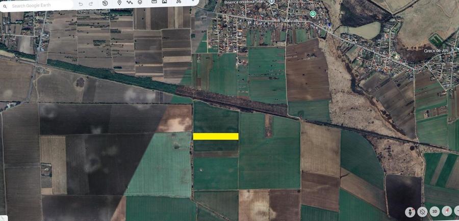 Teren agricol extravilan de 22235 mp, în Grădiștea