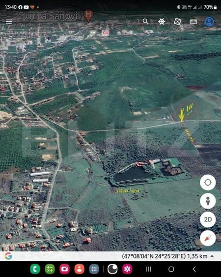 Teren Construcții intravilan de 5437 mp, în Exterior Sud
