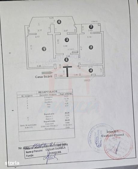 Apartament cu 2 camere, mobilat în Micro 14