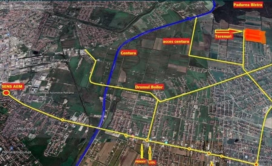 Teren de 1032 mp, în Central