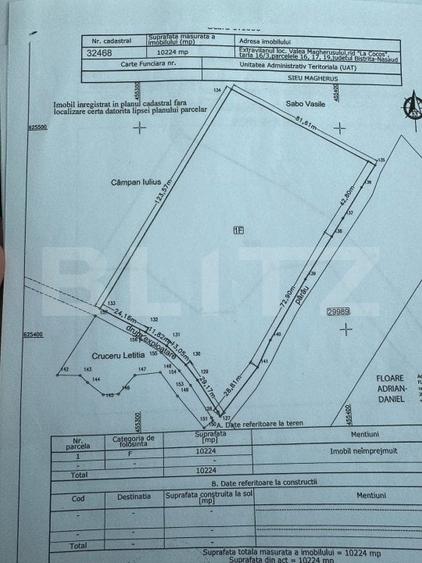 Teren agricol extravilan de 11200 mp, în Sud