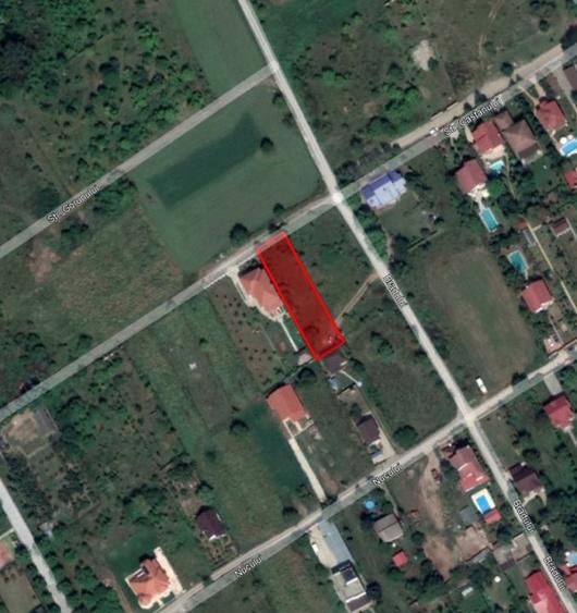Teren Construcții intravilan de 995 mp, în Snagov