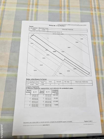 Teren de 4300 mp, în Jilava