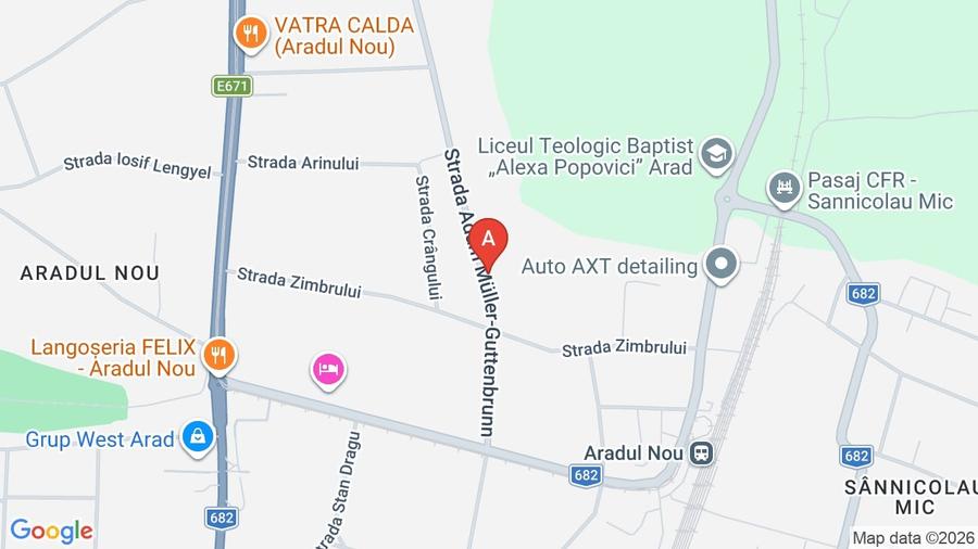 Casă individuală cu 2 camere cu Teren 1505 Mp în Aradul Nou