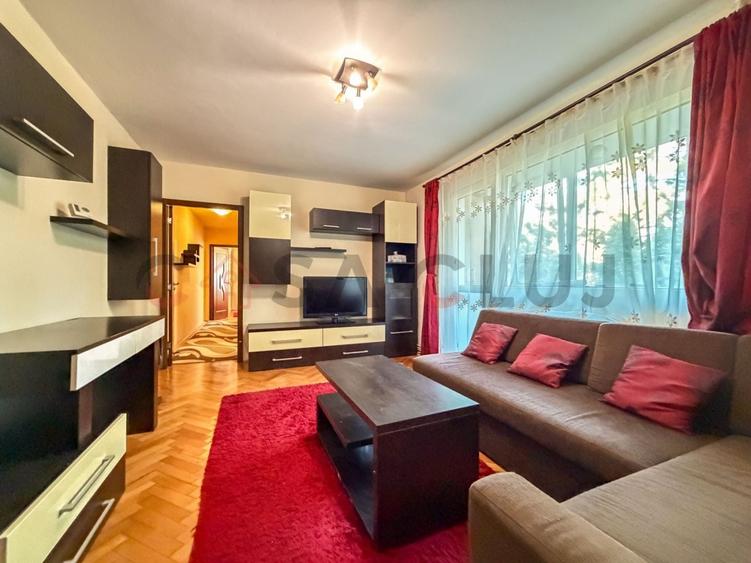 Apartament cu 3 camere semidecomandat, mobilat în Gheorgheni