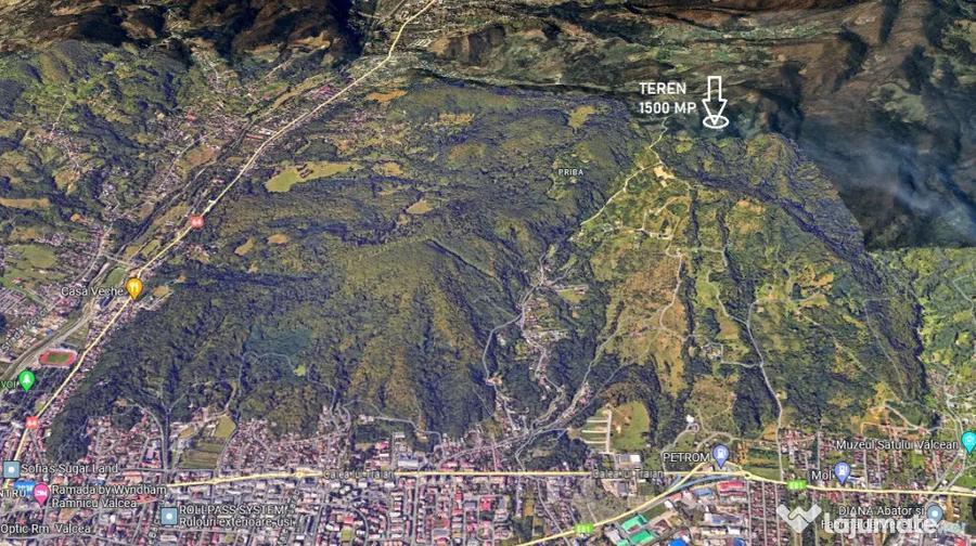 DEALUL MALULUI TEREN 1500 MP INCONJURAT DE PADURE - Ramnicu Valcea (Valcea) - 10