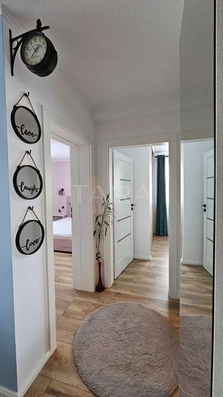 Apartament cu 3 camere decomandat, mobilat în Florești