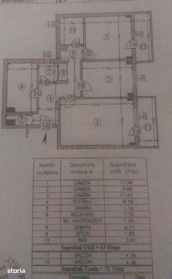3 Camere | Decomandat | An Constructie 1979 | Metrou Valea Ialomitei - 10
