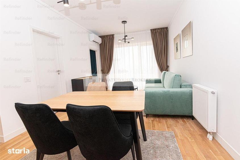 Apartament cu 2 camere semidecomandat, mobilat în Bucureștii Noi