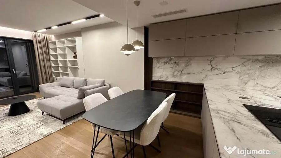 Apartament cu 2 camere semidecomandat, mobilat în Herăstrău