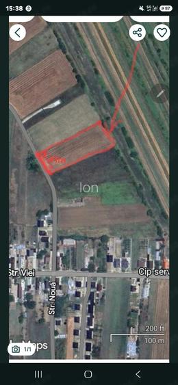 Teren de 5600 mp, în Matraca