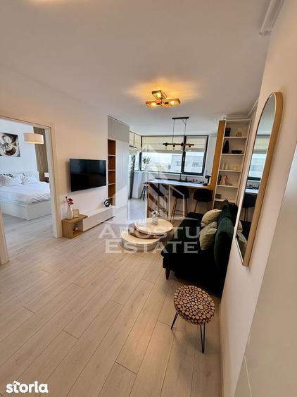 Apartament cu 2 camere, mobilat în Torontalului