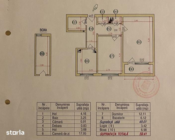Apartament cu 2 camere decomandat în Sălăjan