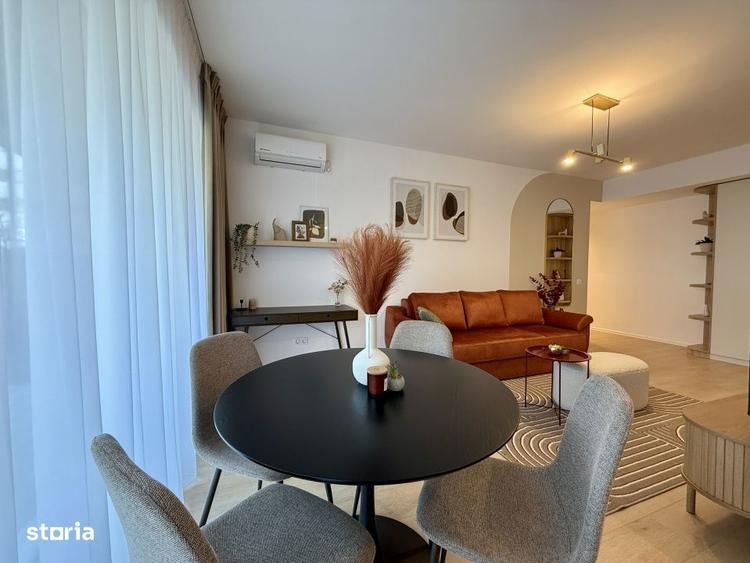 Apartament cu 3 camere, mobilat în Străulești