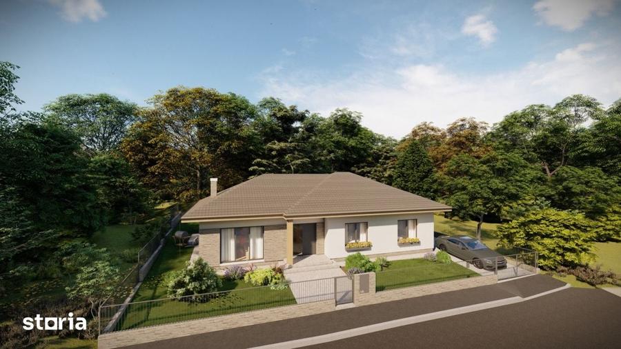 Casă cu 4 camere cu Teren 465 Mp în Chinteni