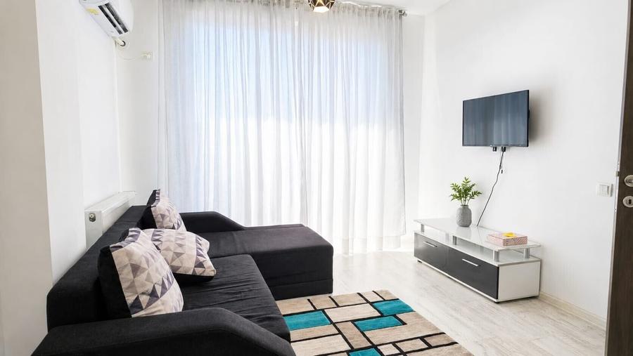 Apartament mobilat/utilat, loc de parcare, 5 min Metrou - 5