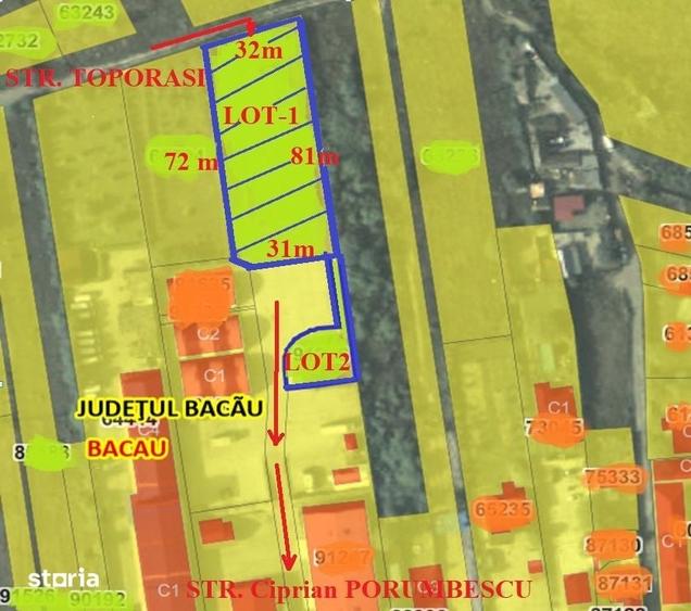 Teren de 2973 mp, în Izvoare