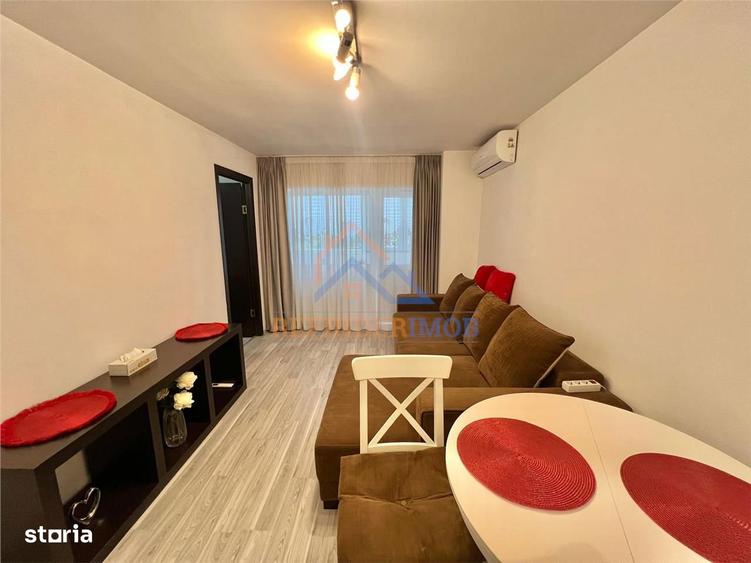Apartament cu 2 camere semidecomandat, mobilat în Tineretului