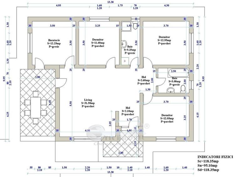 Teren cu autorizatie pentru casa plan parter de vanzare in Valea Adanc - 1