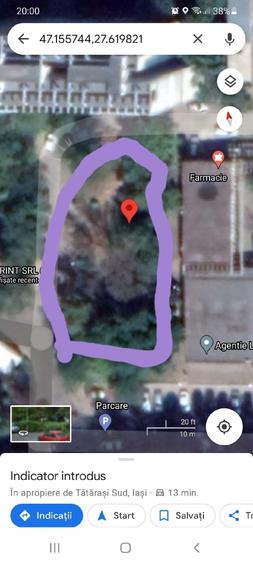 Teren de 347 mp, în Central