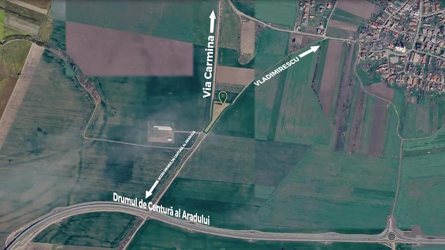 Teren de 5000 mp, în Vladimirescu