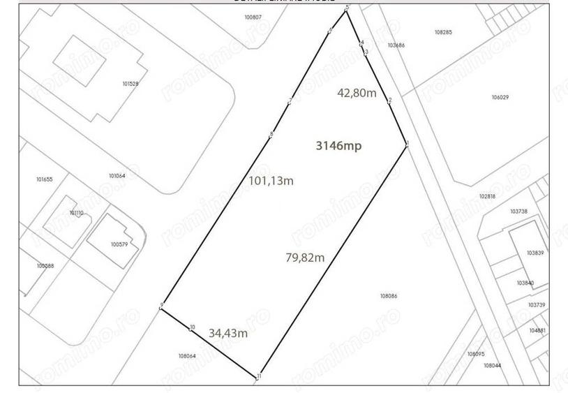 Ghimbav, teren intravilan, 3146mp, proprietar, intabulat, Certificat Urbanism - 4