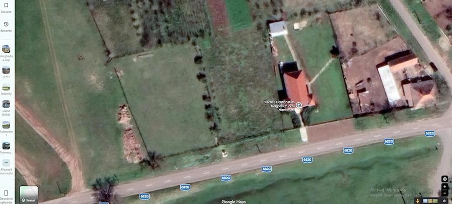 Teren de 1440 mp, în Cruceni
