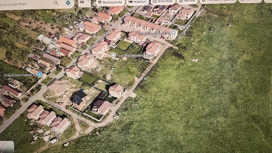 Teren de 392 mp, în Aradul Nou