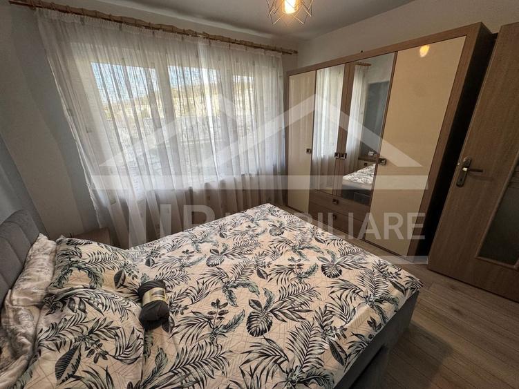 Apartament cu 3 camere decomandat, mobilat în Diamant