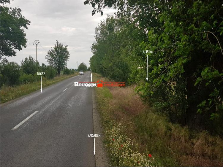 TEREN CU POTENTIAL INDUSTRIAL | 4,35 HA | ARAD, ZADARENI - 5