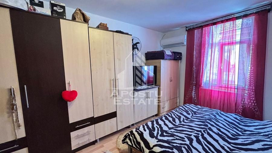 Apartament cu 2 camere nedecomandat, mobilat în Badea Cârțan