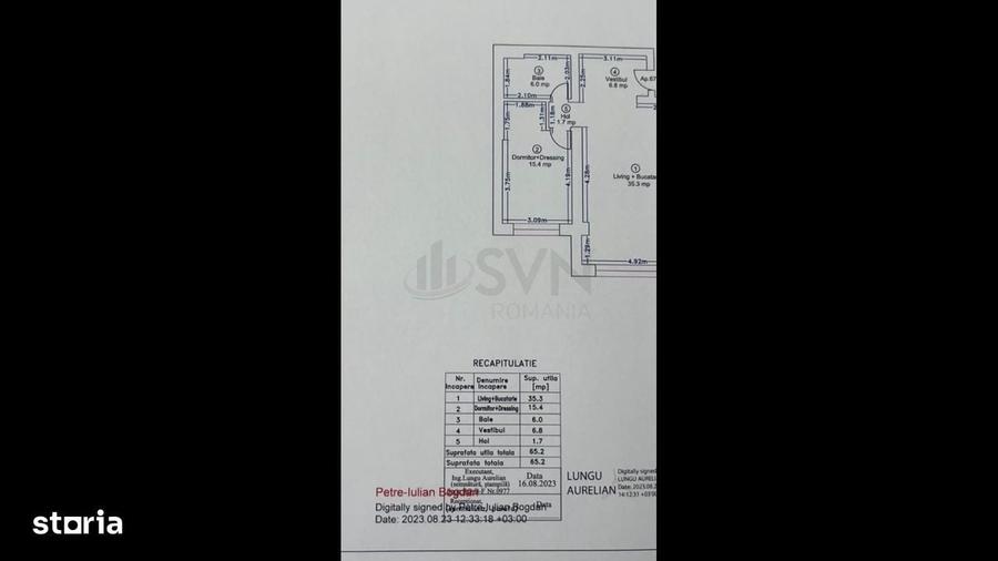 Apartament cu 2 camere decomandat în Central