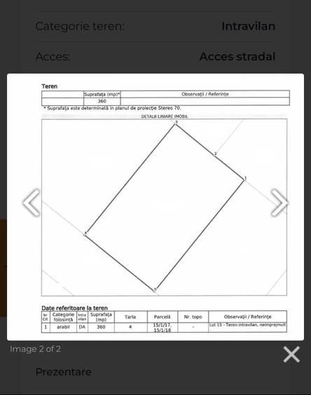 Teren Construcții intravilan de 992 mp, în Berceni