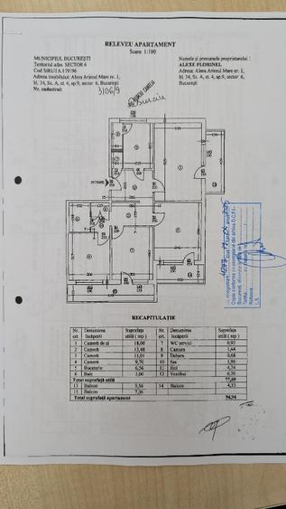 Apartament cu 4 camere decomandat în Militari