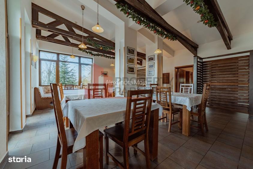 Pensiune in Bran, sat Poarta Afacere la cheie, locatie premium