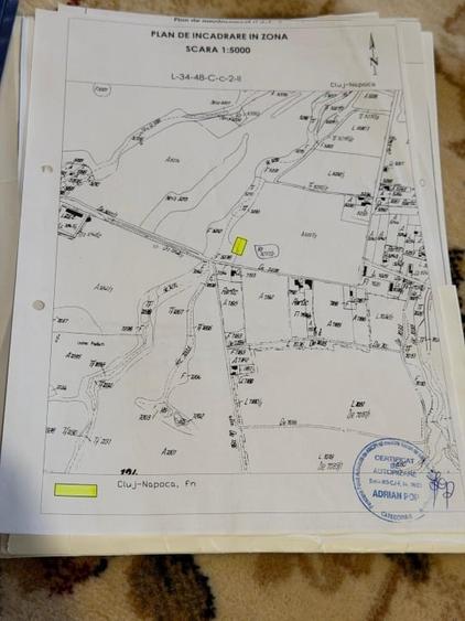 Teren Construcții intravilan de 1272 mp, în Bună Ziua