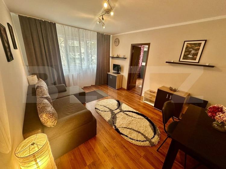 Apartament cu 2 camere semidecomandat, mobilat în George Enescu