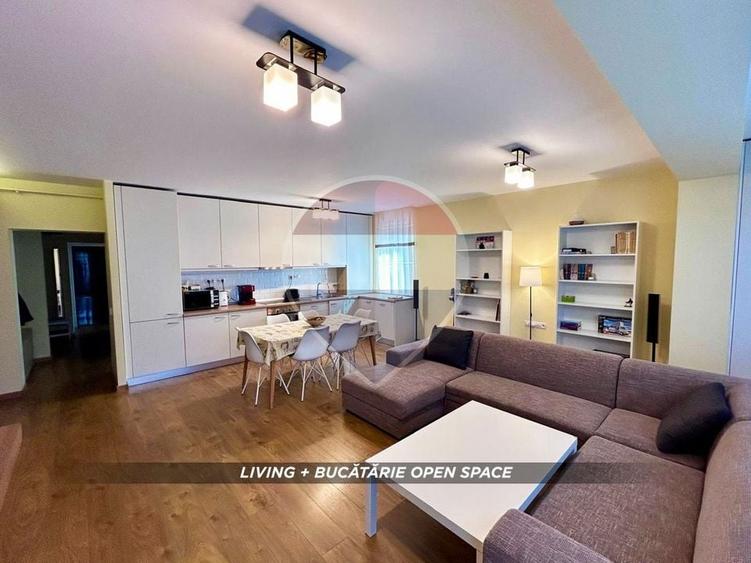 Apartament cu 3 camere decomandat, mobilat în Valea Roșie