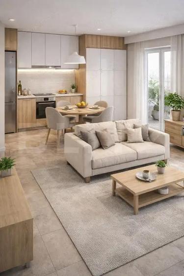 Apartament cu 2 camere semidecomandat în Calea Moldovei