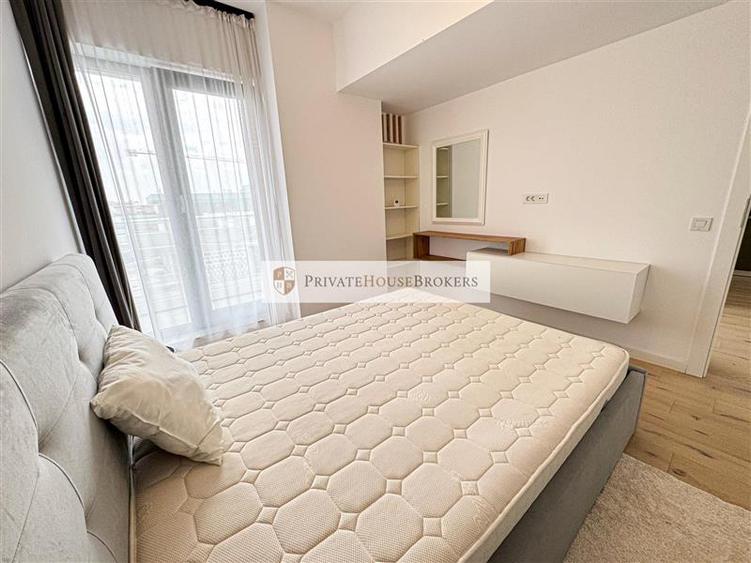 Apartament cu 2 camere semidecomandat, mobilat în Pipera