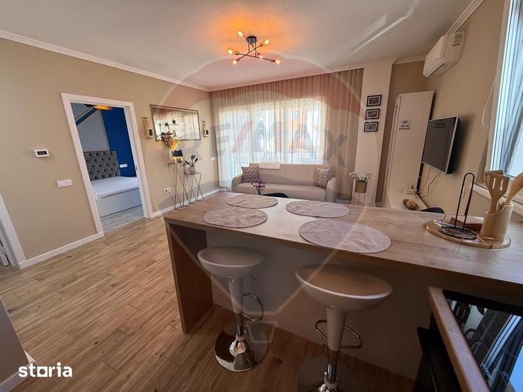 Apartament cu 2 camere, mobilat în Central