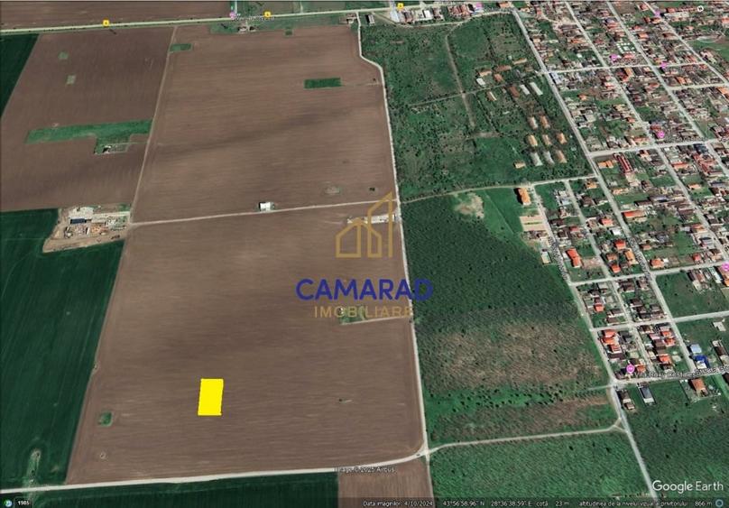 Teren Construcții intravilan de 800 mp, în Costinești