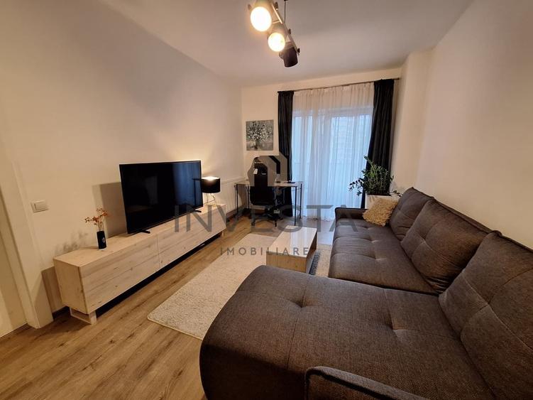 Apartament cu 2 camere semidecomandat, mobilat în Mărăști