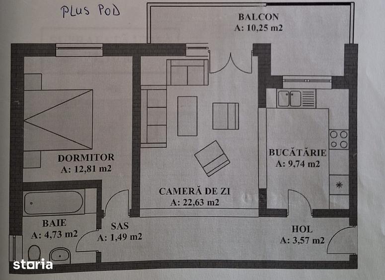 Apartament cu 2 camere în Șelimbăr — fotografia 1